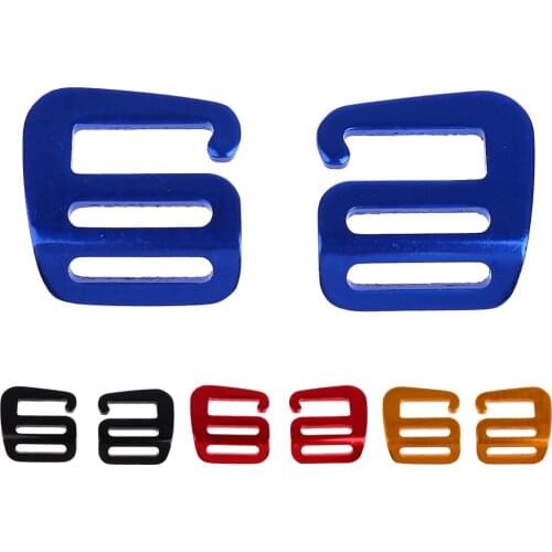 MagiDeal 1 pair G Aluminium Alloy Hook Outdoor Webbing Buckle For Backpack Strap 25mm Quick Release