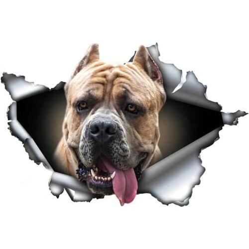 Cartoons Car Sticker Fawn Cane Corso Accessories Car Styling Vinyl Motorcycl Decals Cover Scratches Waterproof PVC 13cm X 9cm