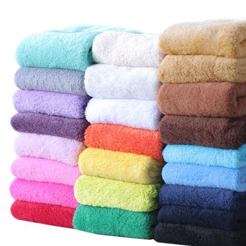 Lets DIY Winter Warm Wincey Polyester Berber Fleece Fabric Doll Pet Cloth Handmade Material 0.5 Meter