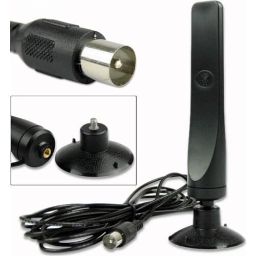 12dBi HD TV Antenna IEC Interface Digital TV Antenna Indoor ATSC ISDB DVB-T Aerial Antenna Booster TV Receivers For Household