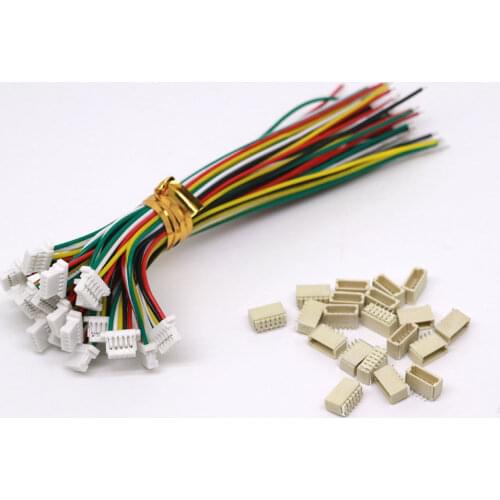20 Sets JST SH 1.0MM 5-Pin Connector plug male female with Wire 100MM