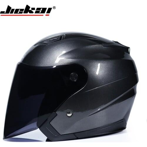 2020 Motorcycle Helmets Electric Bicycle Helmet Open Face Dual Lens Visors Men Women Summer Scooter Motorbike Moto Bike Helmet