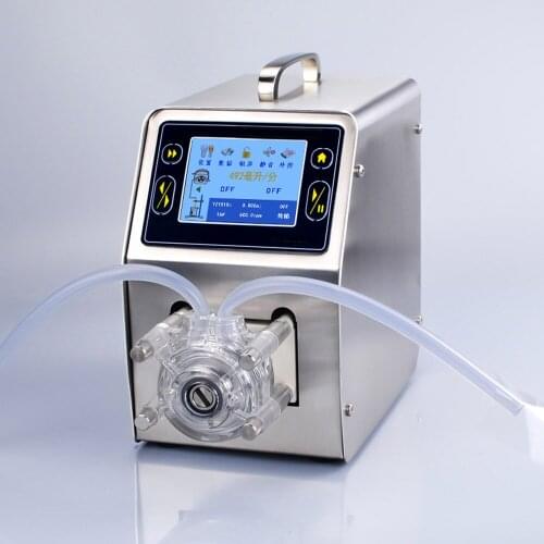 220V 50W Micro peristaltic pump Memory With Silicone Tube For Biologics 0.007-2280ml/min
