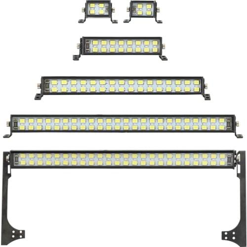 4/6LED Light Bar Roof Lamp Bright Search Light for 1/10 RC Crawler Traxxas TRX-4 TRX6 Axial SCX10 RGT 86100 TF2 D90 D110