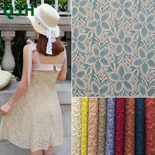African Lace Fabric 2018 High Quality Net Grid Flower Pattern Lace Trim Embroidery Cloth Swiss Voile Fabrics For Wedding Dress
