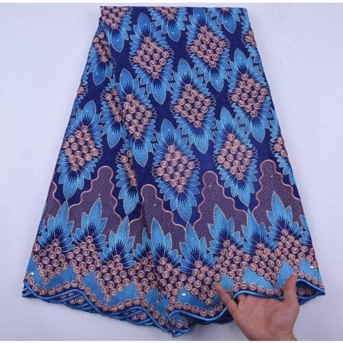 African Dry Lace Fabrics High Quality 2019 Cotton Voile Lace Fabric Swiss Voile With Stones Swiss Voile Lace In Switzerland