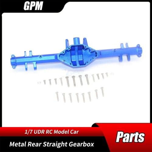 GPM 1/7 UDR 85076-4 Short-course Truck Upgrade Accessories Metal Aluminum Alloy Rear Straight Gearbox #8540 RC Car Parts