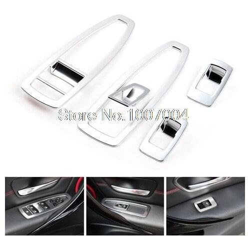 Car window glasses lifter decoration Frame on door stickers For 2013-2015 BMW 3 Series F30 320li 328Li GT/ 1 Series 116i 118i