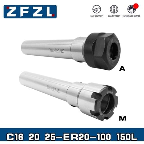 1PC C16 C20 C25 ER20 100L 150L Collet Chuck Holder CNC Milling Lengthen Tool carrier