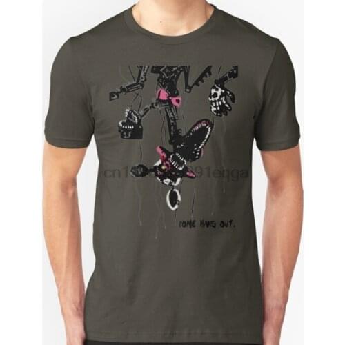 Men Short sleeve tshirt FNAF 4 Nightmare Mangle T shirt T Shirt Women t-shirt