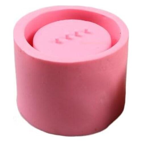 Round Flower Pot Concrete Silicone Mold DIY Plant Vase Cement Silicone Mould Handmade Clay Craft Decorating Home Office Desk