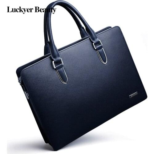 Мужские кожаные сумки LUCKYER BEAUTY China At AliExpress