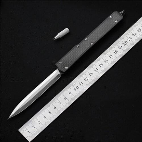 MK ants II knife D2 Blade Carbon Fiber+Aluminum Handle outdoor camping hunting hiking survival EDC tools pocket Tactical knives