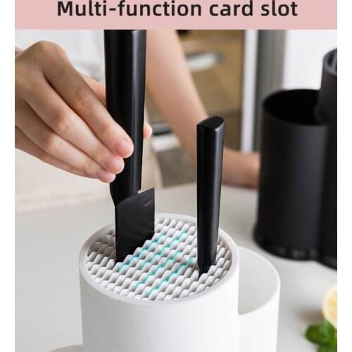 Multi-Function Kitchen Organizer Rack Utensil Holder Knife Block Flatware Drainer Storage Box Spoon Fork Cooking Tool Organizer