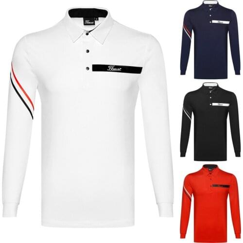 2020 new trend golf clothing mens long sleeved outdoor sports jersey golf clothes T-shirt bottoming and quick drying