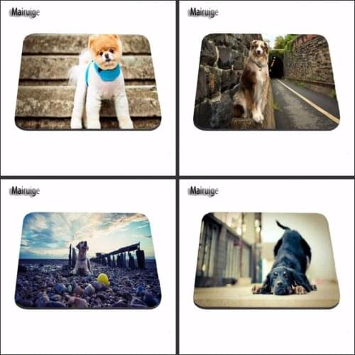 Mairuige Shop New Arrival Cute Dog Customized Rectangle Non-Slip Luxury Printing Anti-Slip PC Laptop Mouse Pad Drop shipping