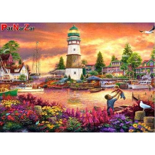 ParNarZar 5D DIY Diamond Painting Kits - Castle - For Home Wall Decorations