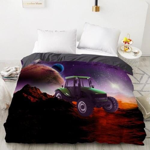 Duvet cover Quilt/Blanket/Comfortable Case Luxury Bedding 140x200 150x200 240x220 240x260 for Home 3D Print tractor star