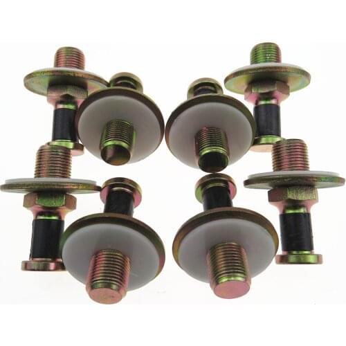 Qty8 Door Lock Striker Pins Touch Screw For A100 A200 Passat B3 B4 B5 Golf MK2 MK3 Seat Toledo 357837034 357 837 034