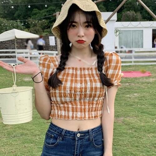 Блузки в клетку SILVERCELL China At AliExpress