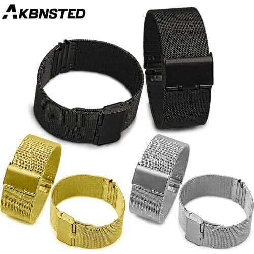 18mm 20mm 22mm 23mm Replacement Stainless Steel Strap For Xiaomi Huami Amazfit Bip Youth For Xiao Huami Amazfit GTS GTR 47/42MM