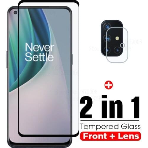 Glass On One plus Nord N10 protector For Oneplus Nord N10 Glass Screen Camera Lens Full Cover Film For Oneplus Nord N10 6.49"