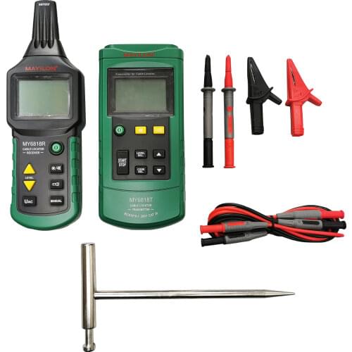 MY6818 Wire Tracker Portable Professional Wire Cable Tracker Metal Pipe Locator Detector Tester Line Tracker