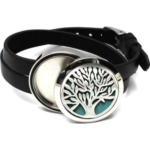 Twist screw Rose Stainless Steel Aroma Locket wrist Bracelet (can choose color ) Diffuser locket slide Perfume Locket 10pcs Pads