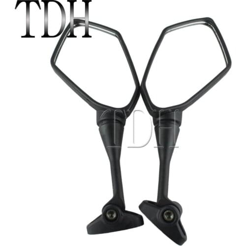 Black Motorcycles Rear View Mirror Scooter Back Side Mirror For Honda CBR 250 400 600 900 1000 NSR250 VFR400 RVF400 87-07