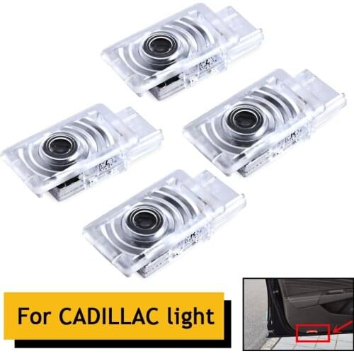 2 pièces voiture LED porte Logo projecteur fantôme ombre lumière pourCadillac SRX ATS XTS CTS XT5 XT5 courtoisie Logo lumières