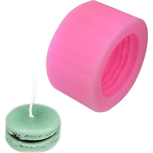 3D Stereo Macaron Style Silicone Mold DIY Handmade Soap Candle Mold Fondant Cake Mold Chocolate Mold