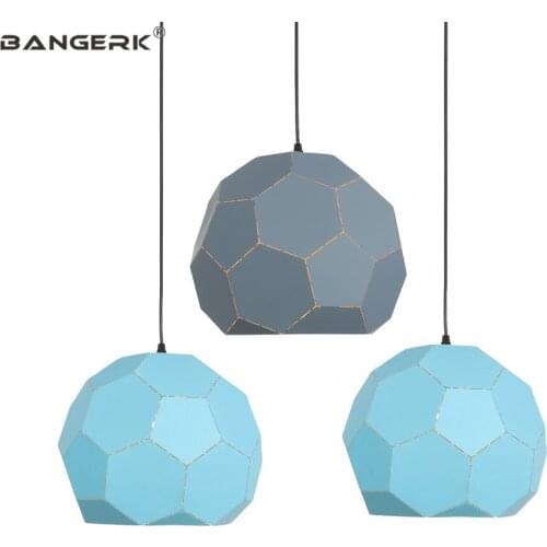 Simple Modern LED Pendant Light Loft Decor Macarons Iron Hanging Lamp Dining Room Bar Lights Home Lighting Luminaire