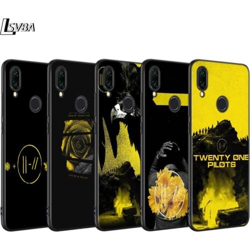 Black TPU Cover For Redmi 8A 8 7A 7 Shell Twenty One Pilots 21 Pilots For Xiaomi Redmi 4X 5A 6 6A S2 K20 GO Pro Phone Case