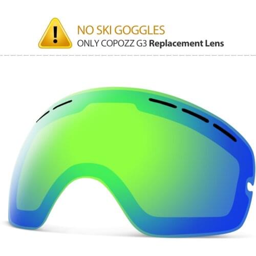 COPOZZ Kids Replacement Lens Only Small Size Children Double UV400 anti-fog Skiing Girls Boys For Snowboard goggles GOG-243