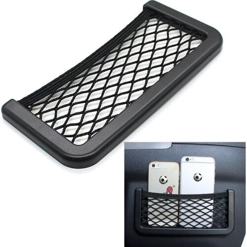 For Renault Dacia Duster 2010-2017 Car Seat Side Back Storage Net Bag Phone Holder Pocket Organizer Stowing Secure Net Pocket