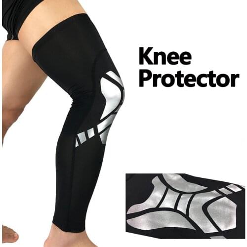Breathable Sports Football Basketball Knee Pads Knee Brace Leg Sleeve Compression Knee Support Protection summer breathable