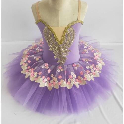 Purple White Professional Ballet Tutu Kids Child Women Adulto Swan Ballet Costume Toddler Ballerina Party Flower Girl Dresses