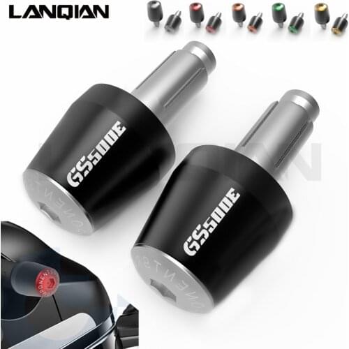 For Suzuki GS500E Motorcycle Handlebar Grips End Cap Anti Vibration Silder Plug GS 500E 1989-1997 1994 1995 1996 Accessories