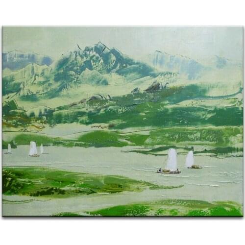 DONGMEI OILPAINTING Hand Painted oil painting Home Decor Canvas Painting Landscape pictures art DM171205