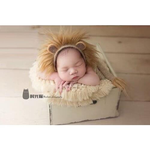 Newborn Photography Props Pineapple Blanket For Baby Take Photo Infant Photography Mat Bucket Shape Blanket