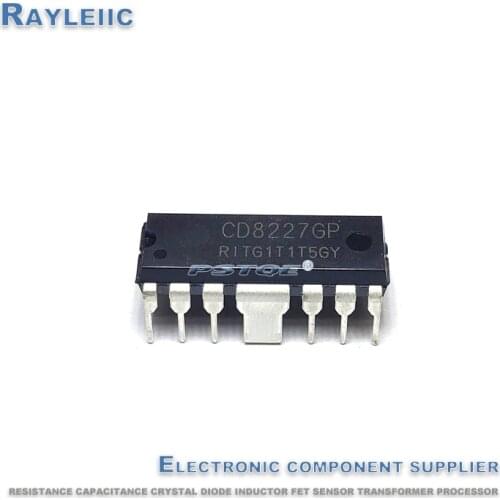 New original CD8227 DIP-14 CD8227GP TDA8227 DIP14 Dual audio power amplifier