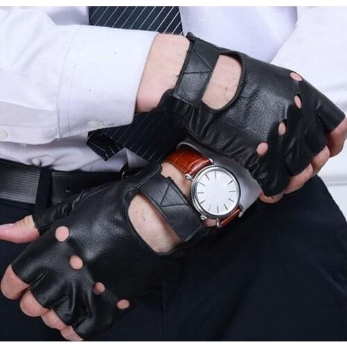 2pcs Synthetic Leather Gym Gloves Fitness Weight Lifting Gloves Body Building Training Sports Exercise Sport Workout Glove