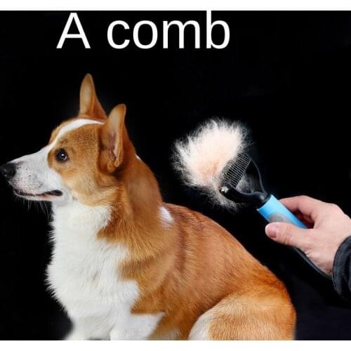Pet comb, cat hair cleaner, dog hair, dog grooming artifact, open knot, cat artifact, large dog golden retriever supplies