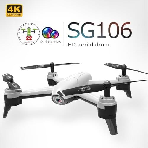 SG106 WiFi FPV Mini RC Drone 4K Camera Optical Flow 1080P HD Dual Camera Aerial Video RC Quadcopter Helicopter Toys Kid