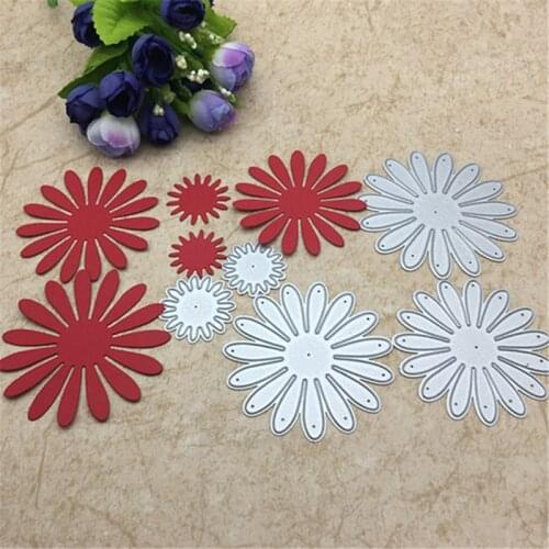 5pcs/SetCraft Dies Flower Decor Metal Cutting Dies Scrapbooking stamps embossing paper Cards border template punch Stencils DIY