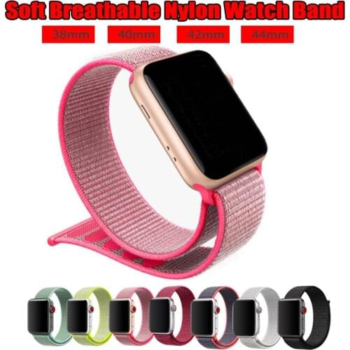 Sports Nylon Strap for Watch Series 3/2/1 Colorful Sport Bracelet 38 42 mm Nylon Replacement Straps