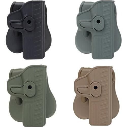 Tactical Universal Military Gun Holster Hunting Pistol Airsoft Right Hand Gun Accessories for S&W M&P 9MM Rotates 360 degrees