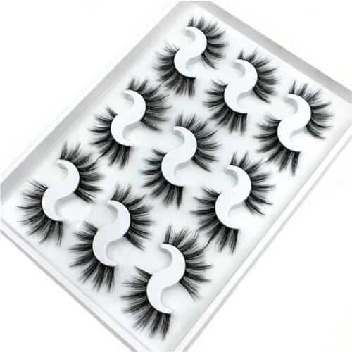 10/9/5/2 Pair of mink Eyelashes Natural 3D False Eyelashes Dramatic False Eyelash makeup False Eyelash Extension Makeup Tool