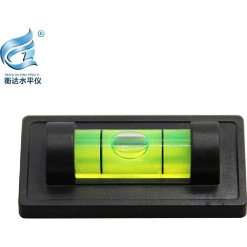 10 pcs/piece) Size: 48*24*13.5mm high-precision magnetic horizontal bubble bead holder level meter mini small level bubble