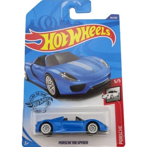2020-94 Hot Wheels 1:64 Car PORSCHE 918 SPYDER Metal Diecast Model Car Kids Toys Gift